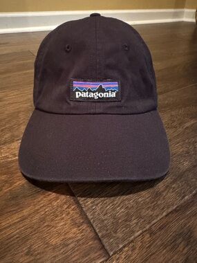 Patagonia Navy Baseball Cap with Multicolor Logo Patch